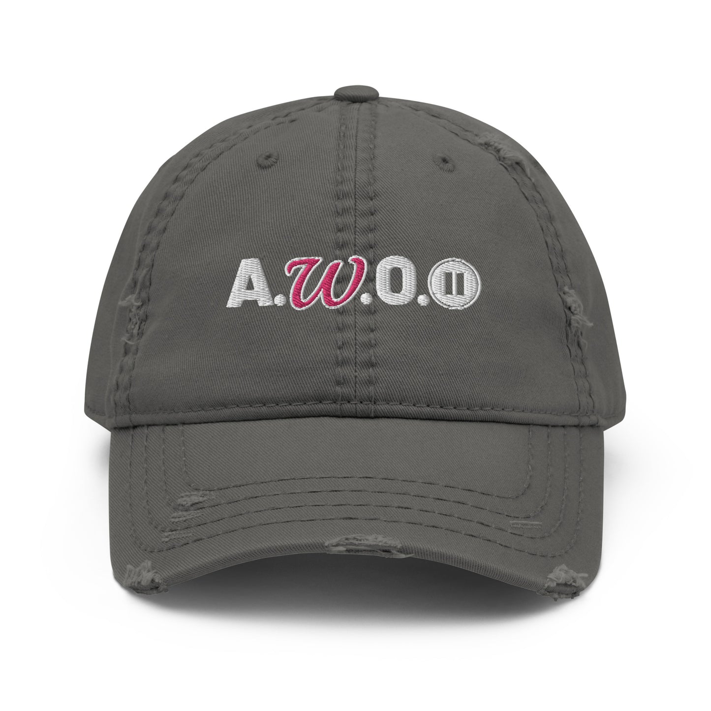 A.W.O.P. Distressed Hat!